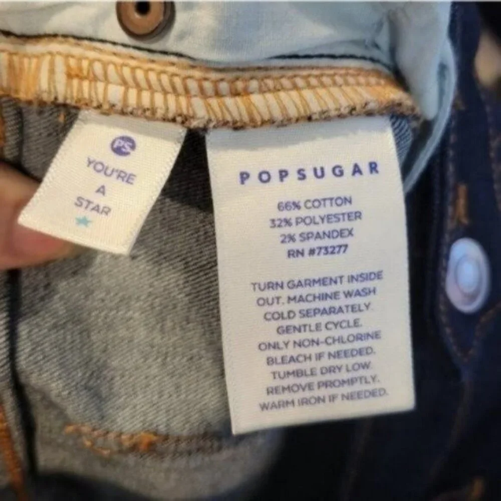PopSugar | High Rise Skinny Jeans Dark Rince Wash NWT - Picture 8 of 12